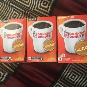 30ct Dunkin’ Donuts hazelnut kcups